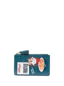 Anya Hindmarch portefeuille Anya Brands à imprimé Cornflakes - Bleu