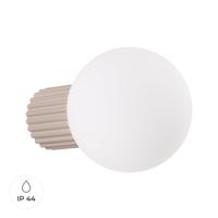 Wandlamp HALO taupe IP44