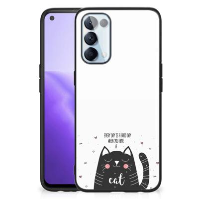 OPPO Reno5 5G | Find X3 Lite Hoesje Cat Good Day