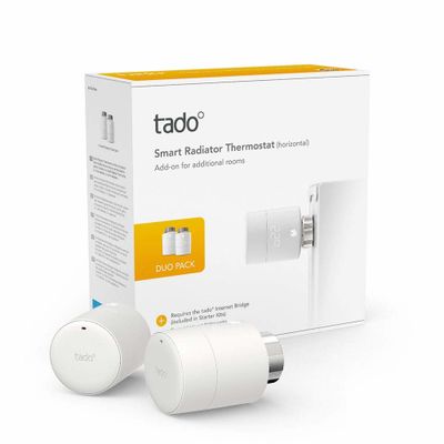 tado° Slimme Radiatorknop - Uitbreiding Duo Pack tado° Slimme Radiatorknop - Uitbreiding Duo Pack