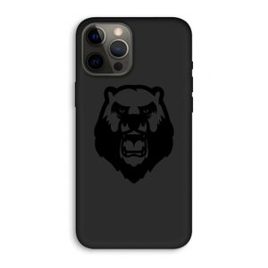 Angry Bear (black): iPhone 12 Pro Max Biologisch afbreekbaar hoesje