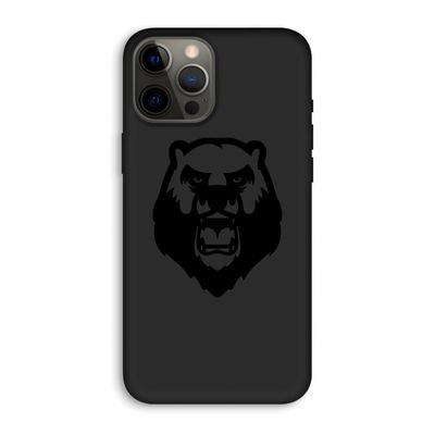 Angry Bear (black): iPhone 12 Pro Max Biologisch afbreekbaar hoesje