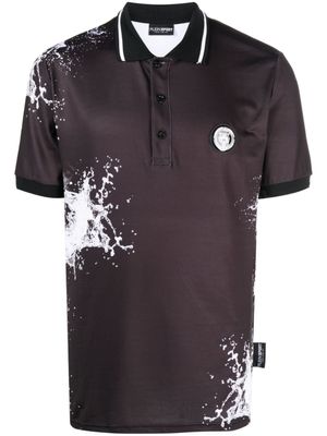 Plein Sport t-shirt en coton à imprimé graphique - Noir