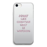 Christian Grey: iPhone SE 2020 Transparant Hoesje