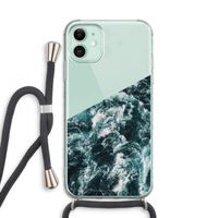 Zee golf: iPhone 11 Transparant Hoesje met koord