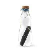 Black+Blum Eau Good Glazen Waterfles - 650ml - Blauw