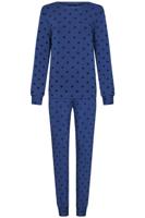 Blauwe bloemetjes pyjama Pastunette