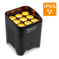 BeamZ BBP59 verticale LED par op accu 9x 12W RGBWA-UV LED IP65
