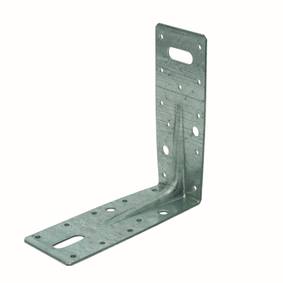 GB hoekanker met ril 150x150/60x2.5 sendzimir verzinkt | 50 stuks - GB072290050