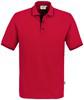 Hakro 803 Polo shirt Casual - Red/Black - XS