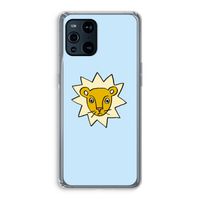 Kleine leeuw: Oppo Find X3 Transparant Hoesje