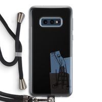 Musketon Painter: Samsung Galaxy S10e Transparant Hoesje met koord