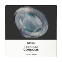 Satisfyer Condooms - Maat L - 57mm - 100 Stuks