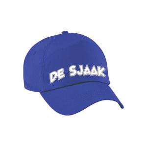 Cadeau pet/cap voor volwassenen - de Sjaak - blauw - vrijgezellenfeest - bruiloft/trouwen