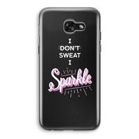 Sparkle quote: Samsung Galaxy A5 (2017) Transparant Hoesje