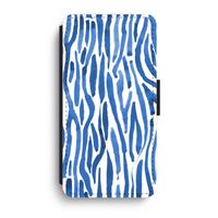 Blauwe nerven: iPhone XR Flip Hoesje