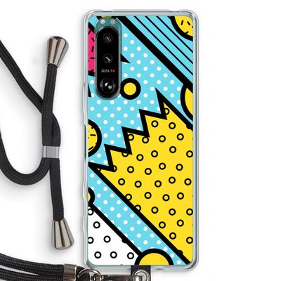 Pop Art #1: Sony Xperia 5 III Transparant Hoesje met koord