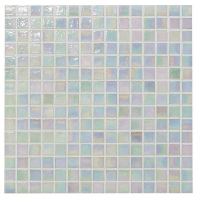 Aquacolor Oyster Wandtegel | 31.6x31.6 cm | Glans Wit