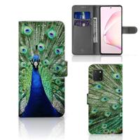 Samsung Note 10 Lite | Telefoonhoesje | Met pasjeshouder | Pauw