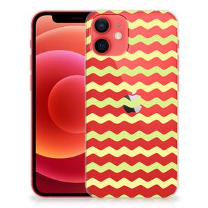 iPhone 12 Mini TPU bumper Waves Yellow