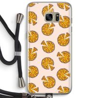You Had Me At Pizza: Samsung Galaxy S7 Edge Transparant Hoesje met koord
