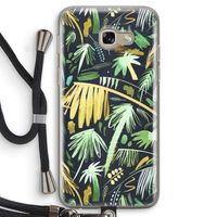 Tropical Palms Dark: Samsung Galaxy A5 (2017) Transparant Hoesje met koord