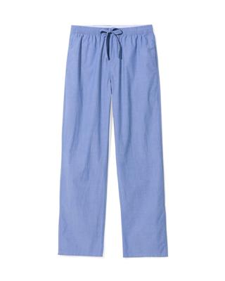 HEMA Heren pyjamabroek Pepijn regular fit poplin middenblauw (middenblauw)