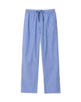 HEMA Heren pyjamabroek Pepijn regular fit poplin middenblauw (middenblauw)
