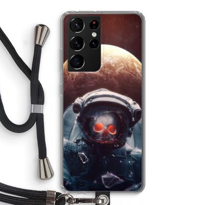 Voyager: Samsung Galaxy S21 Ultra Transparant Hoesje met koord