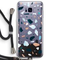 Terrazzo N°13: Samsung Galaxy S8 Plus Transparant Hoesje met koord
