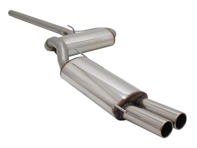 Viking Choice Complete sportuitlaat RVS voor VW Golf 3 2x76mm Viking Choice Complete sportuitlaat RVS voor VW Golf 3 2x76mm