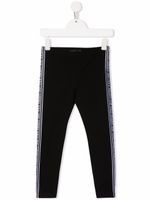 DSQUARED2 KIDS legging à bande logo - Noir - thumbnail