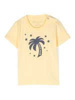 Palm Angels Kids t-shirt en coton à imprimé Palm Stars - Jaune - thumbnail