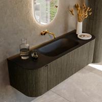 Badmeubel Mondiaz Kurve | 140 cm cm | Meubelkleur Shadow | Wastafelkleur Urban | Solid surface | Wasbak midden spoelbak | Zonder kraangat(en) Badmeubel Mondiaz Kurve | 140 cm cm | Meubelkleur Shadow | Wastafelkleur Urban | Solid surface | Wasbak midden spoelbak | Zonder kraangat(en)