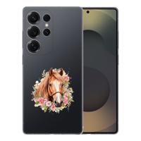 TPU Hoesje Samsung Galaxy S25 Ultra - Paard Backcover TPU Hoesje Samsung Galaxy S25 Ultra - Paard Backcover
