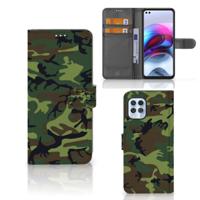 Motorola Moto G100 | Telefoon Hoesje | Army Dark