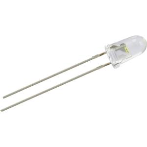 TRU COMPONENTS 1557176 Bedrade LED Wit Rond 5 mm 40000 mcd 8 ° 30 mA 3.1 V