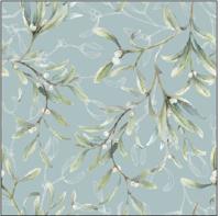 Ambiente Servet Mistletoe All Over 25cm Kerst Cocktailservet