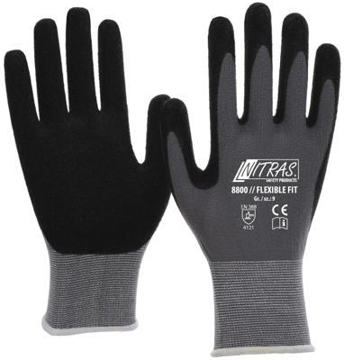 NITRAS SAFETY Nitras fijn gebreide handschoen "flexible fit"