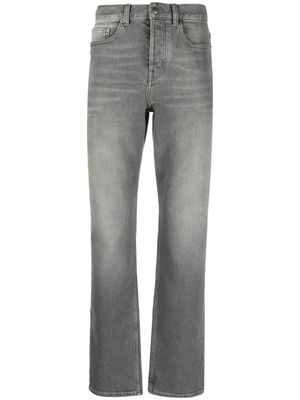 Zadig&Voltaire jean droit à effet délavé - Gris