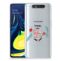 Samsung Galaxy A80 Telefoonhoesje met Naam Boho Summer - thumbnail