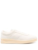 Jil Sander baskets en cuir à lacets - Blanc - thumbnail