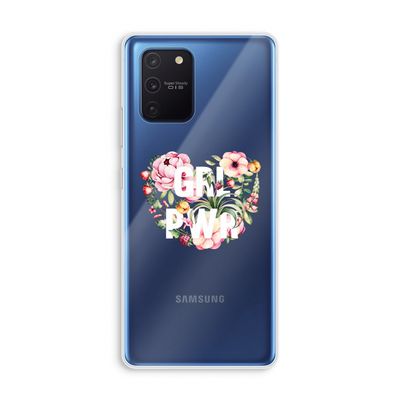 GRL PWR Flower: Samsung Galaxy Note 10 Lite Transparant Hoesje