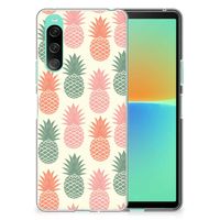 Sony Xperia 10 V Siliconen Case Ananas