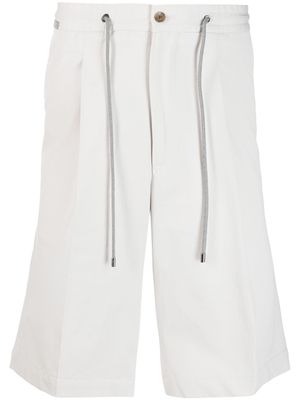 Corneliani short chino à lien de resserrage - Tons neutres