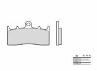 BREMBO Remblokken, voor de moto, Road Organisch 07GR6207