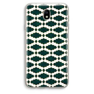 Moroccan tiles: Samsung Galaxy J7 (2017) Transparant Hoesje