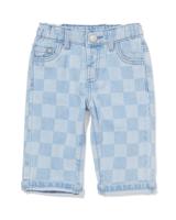 HEMA Babybroek blokken comfy fit denim (denim)