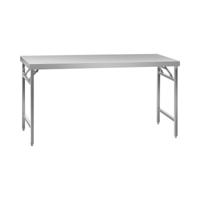 RVS werktafel - PREMIUM - 60 x 180 cm - 230 kg - opklapbaar - Royal Catering