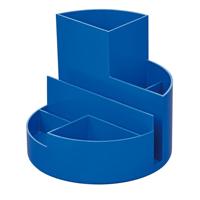 Pennenkoker maul roundbox recycled 6 vaks blauw